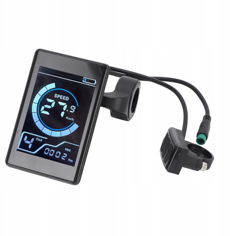 Bez Marki WYŚWIETLACZ LCD LICZNIK Z 2 NFC KARTY 5PIN DO ROWERY HULAJNOGI ELEKTRYCZNE