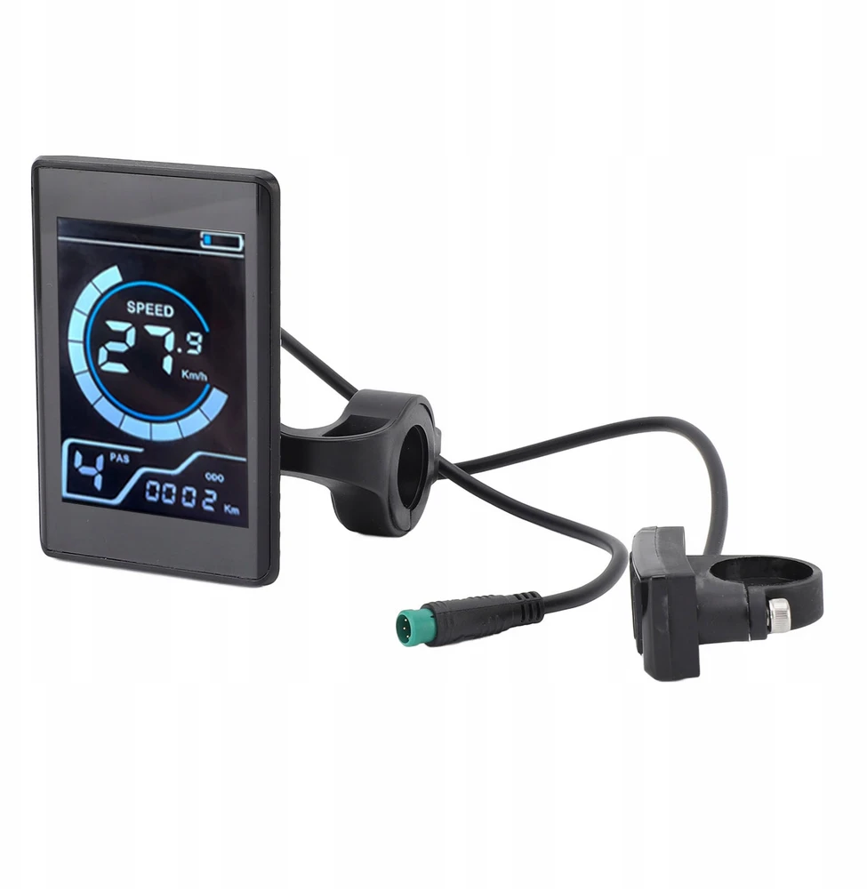 Bez Marki WYŚWIETLACZ LCD LICZNIK Z 2 NFC KARTY 5PIN DO ROWERY HULAJNOGI ELEKTRYCZNE
