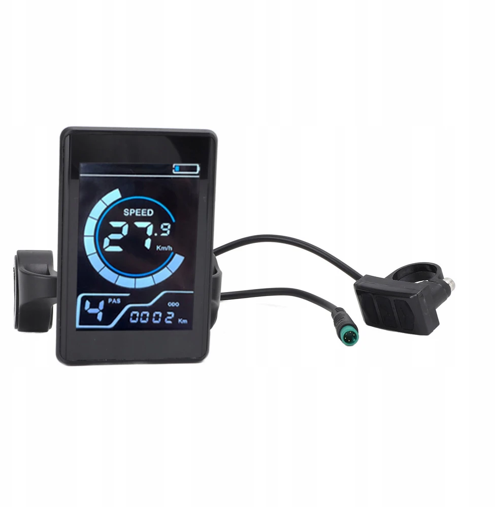 Bez Marki WYŚWIETLACZ LCD LICZNIK Z 2 NFC KARTY 5PIN DO ROWERY HULAJNOGI ELEKTRYCZNE