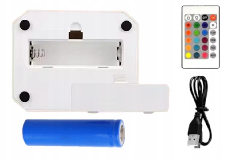 Bez Marki Xl 3d Led Lempa Bobas Statybininkas, 16 Spalvų + Pilotas