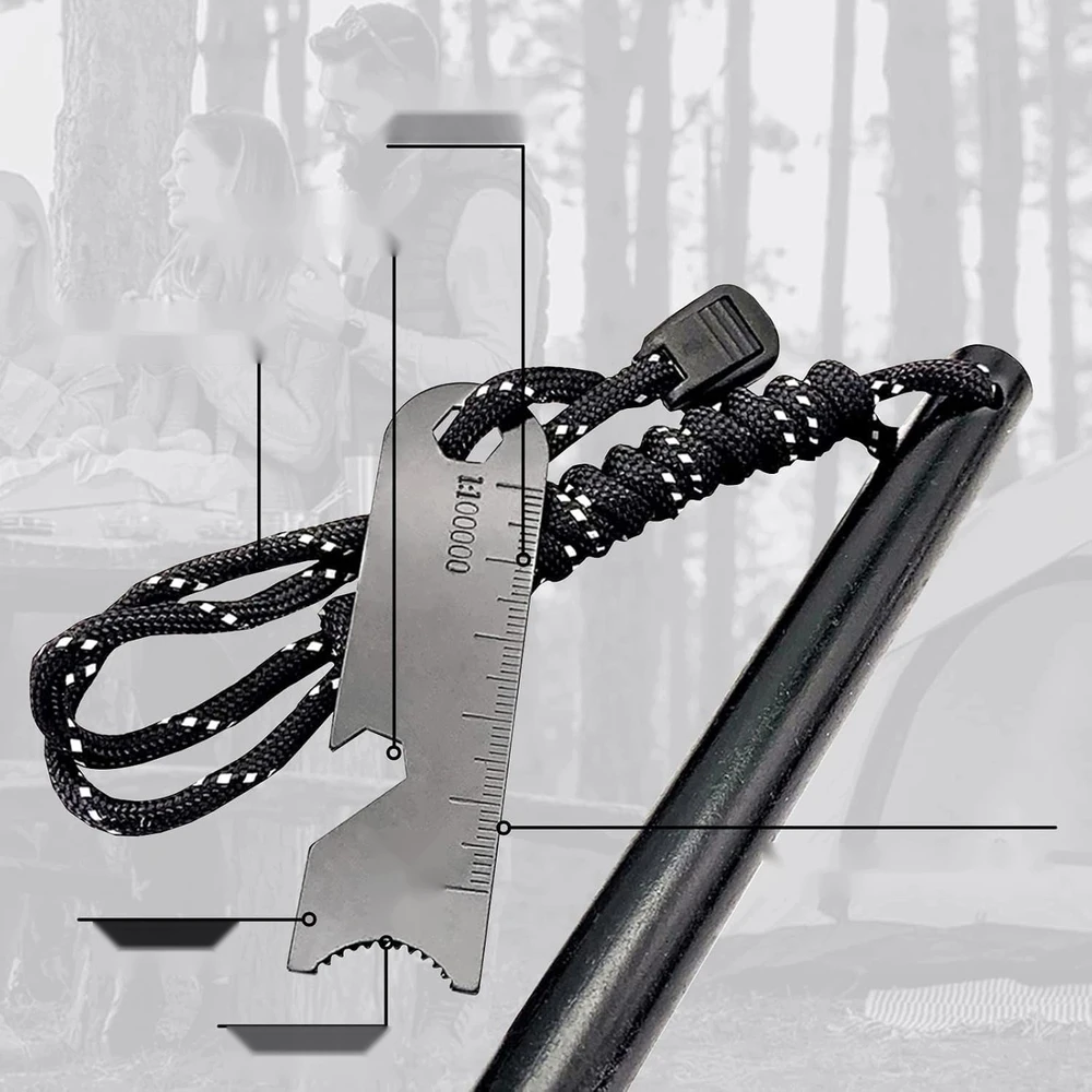 Bez Marki XXL SURVIVAL FIRST DAUGIFUNKCINIS MAGNEZIO STARTER TURIZMAS
