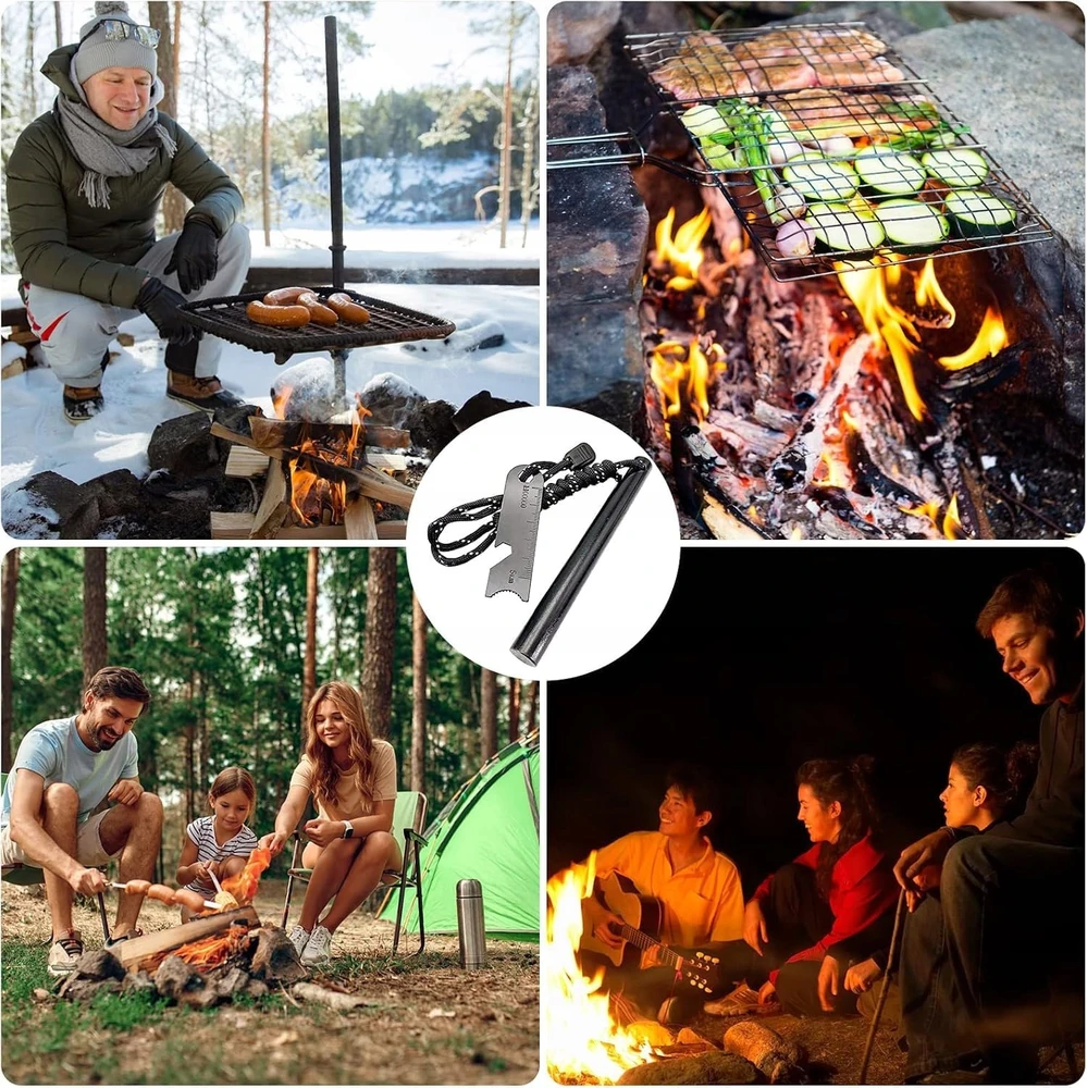 Bez Marki XXL SURVIVAL FIRST DAUGIFUNKCINIS MAGNEZIO STARTER TURIZMAS