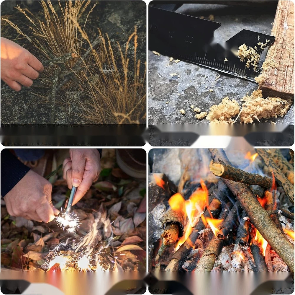 Bez Marki XXL SURVIVAL FIRST DAUGIFUNKCINIS MAGNEZIO STARTER TURIZMAS