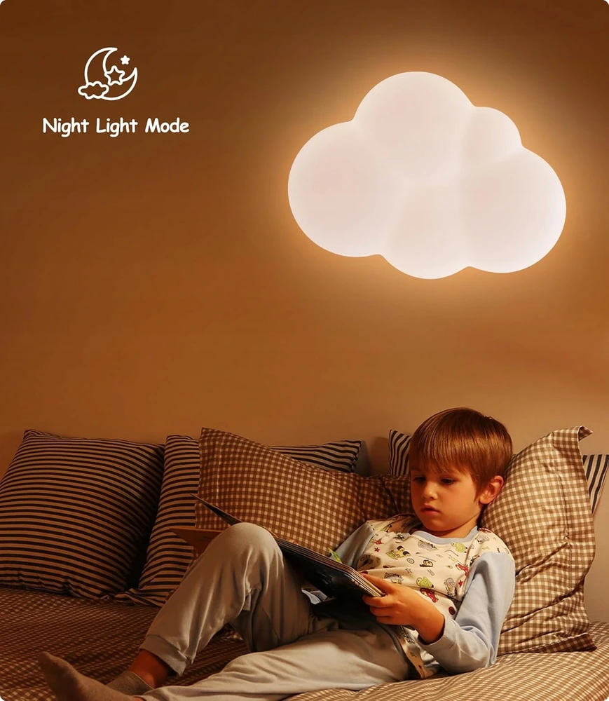Bez Marki YUEEU Lampa Sufitowa LED Dla Dzieci Pokój Dziecięcy Dimmbar Chmura 30CM