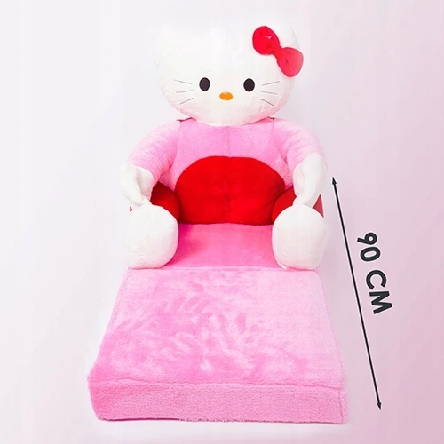 Bez Marki ZABAWKA 5w1 XL KITTY RÓŻOWA FOTELIK PUFKA PL