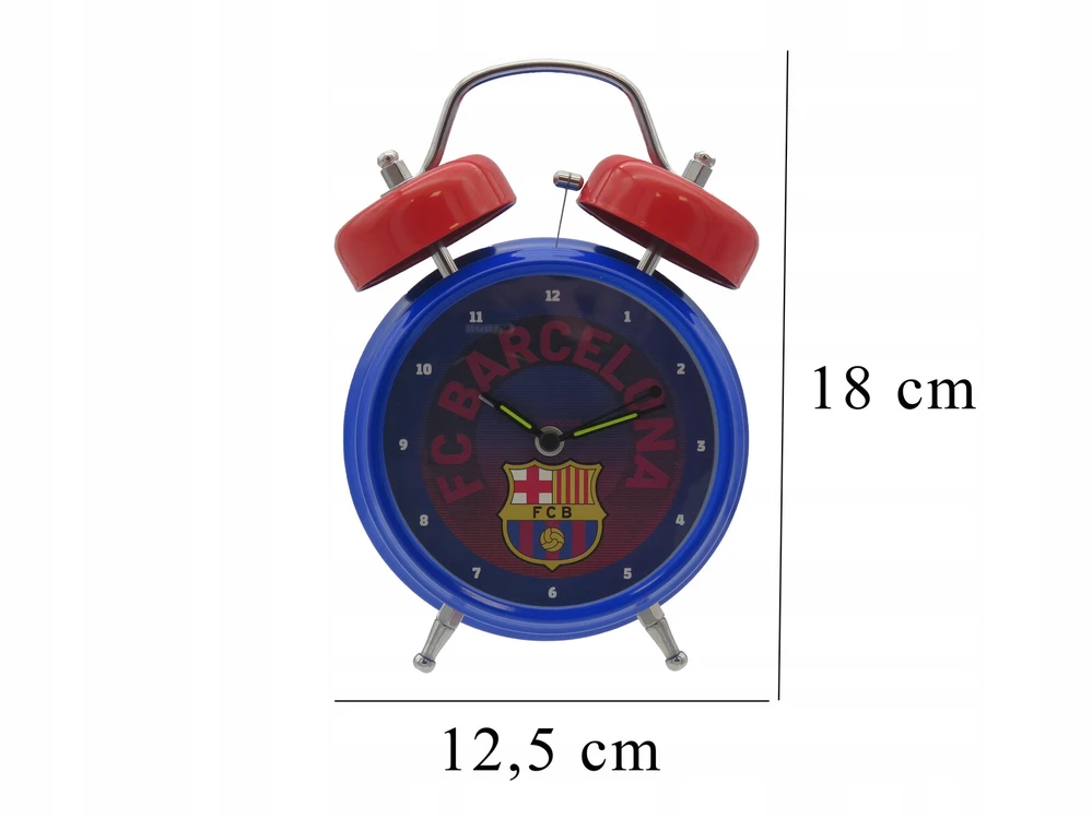 Cyp Brands Bez Marki Žadintuvas FC Barcelona Grający Hymn Laikrodis Muzyczny Barca Prezent dla Fana