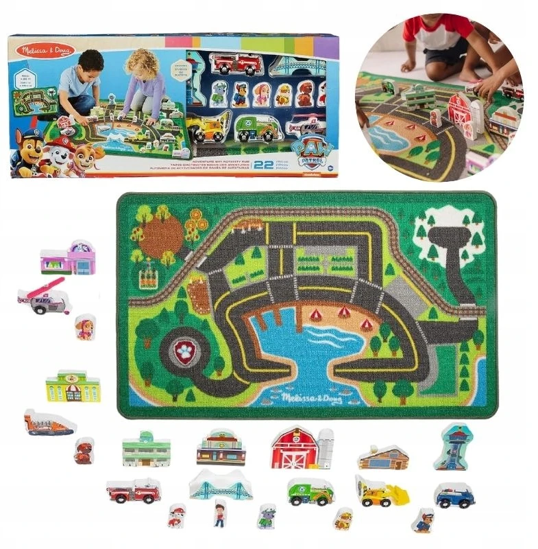 Bez Marki Žaidimų kilimėlis su figūrėlėmis Melissa&Doug Paw Patrol