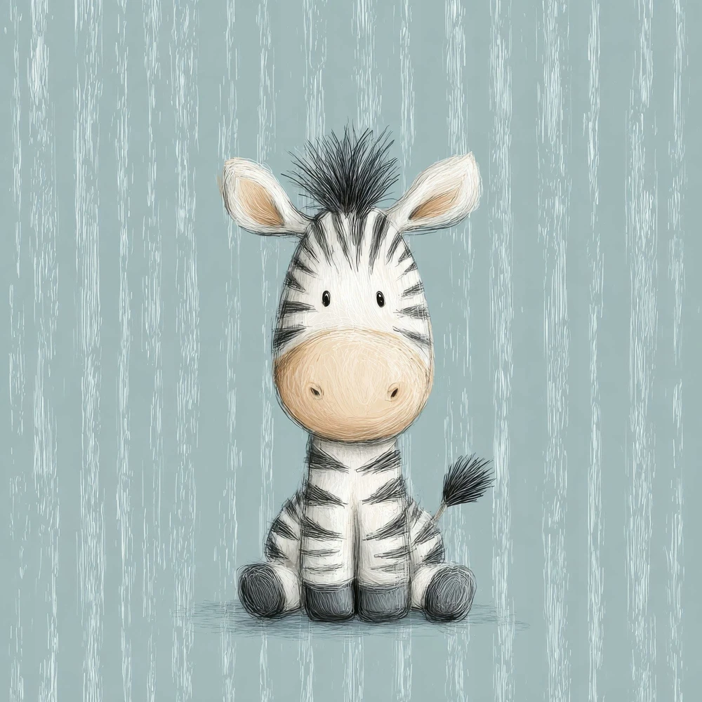Bez Marki Zebra - Podświetlany obraz led Lightvibes