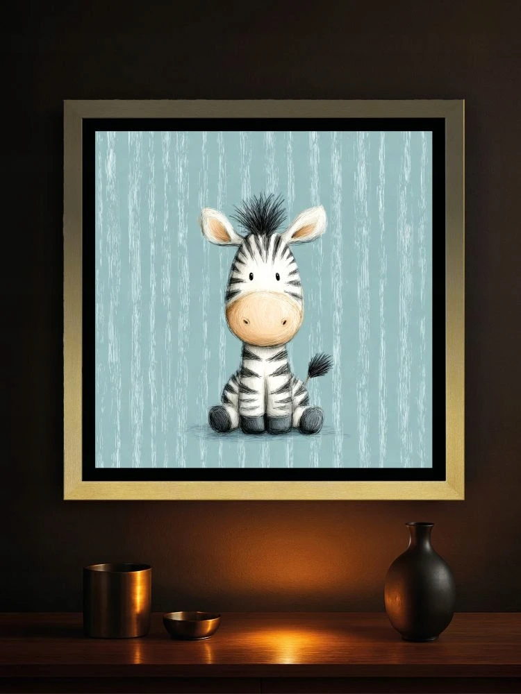 Bez Marki Zebra - Podświetlany obraz led Lightvibes