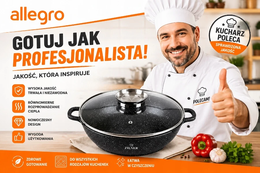 Zilner Žemas marmulinis puodas 28cm , 3,3l