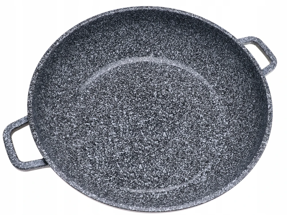 Bez Marki Žemas MARMULINIS PUODAS 32cm WOK Indukcija 5,5l 7070