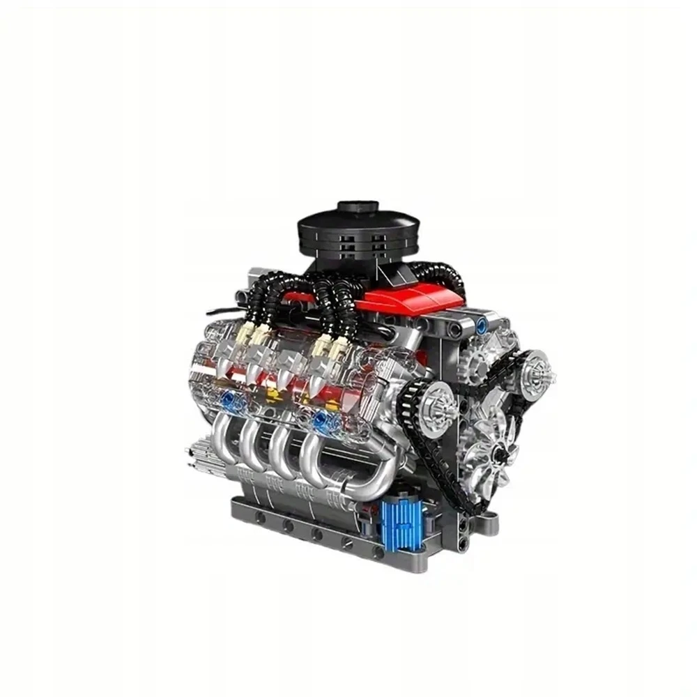 Bez Marki ZESTAWU SILNIKA V8 BLOKI BUDOWLANE, ZESTAWU SILNIKA V8 BLOKI BUDOWLANE