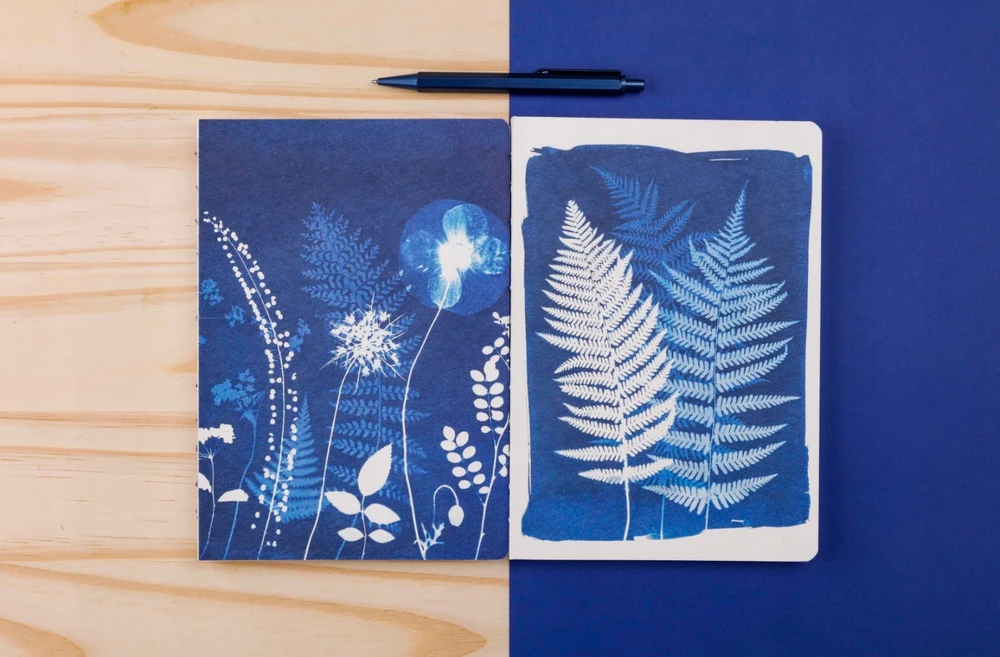 Bez Marki Zeszyt A5 80k Cyanotype mix wzorów