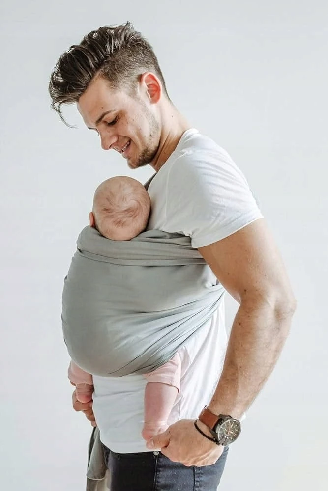 Bez Marki Žiedinis kūdikio nešioklis Shabany ORGANIC BOVE, 100 % ekologiška medvilnė, naujagimiams ir mažyliams, iki 15 kg