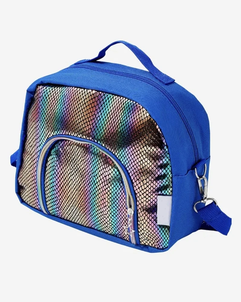 Bez Marki Žydra torebka dziecięca na pasku su pluszakami