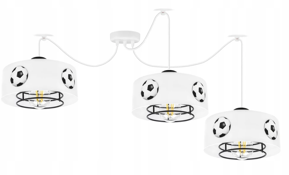 Bez Marki ŻYRANDOL LAMPA SUFITOWA PAJĄK LAMPA WISZĄCA MUNDIAL SPIRO 3 DO POKOJU LED