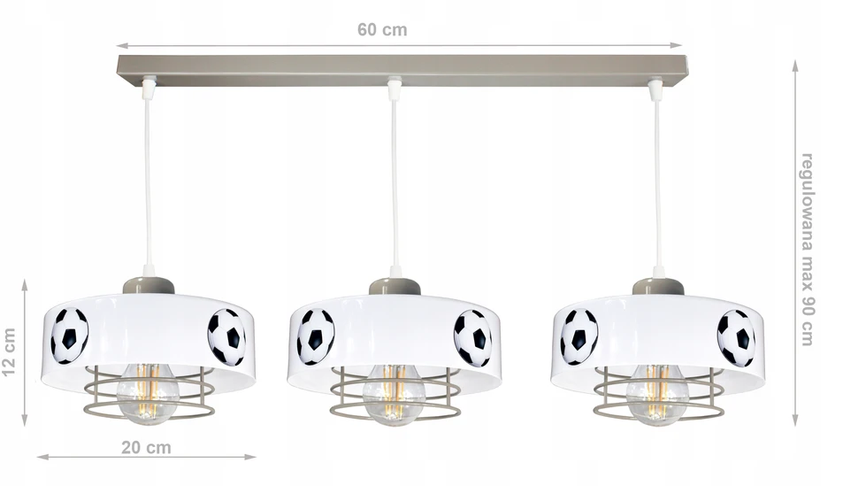 Bez Marki Żyrandol lampa sufitowa wisząca MUNDIAL SPIRO piłka lampy sufitowe loft