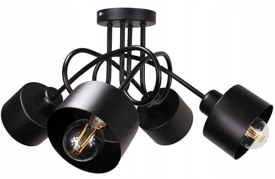Bez Marki Żyrandol lampa sufitowa wisząca EDISON LOFT lampy sufitowe do salonu loft