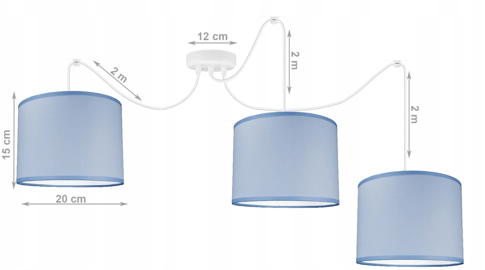 Bez Marki Żyrandol lampa sufitowa wisząca ABAŻUR lampy sufitowe led żyrandole balta