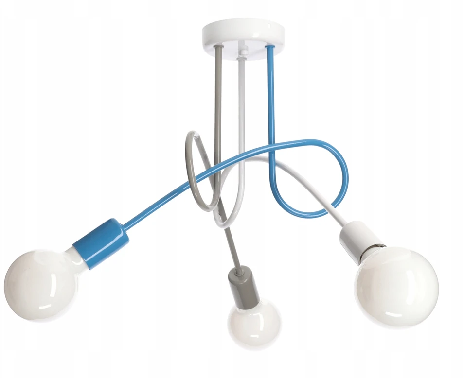 Bez Marki Żyrandol lampa sufitowa wisząca EDISON 3 loft lampy sufitowe led