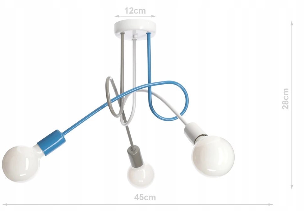 Bez Marki Żyrandol lampa sufitowa wisząca EDISON 3 loft lampy sufitowe led