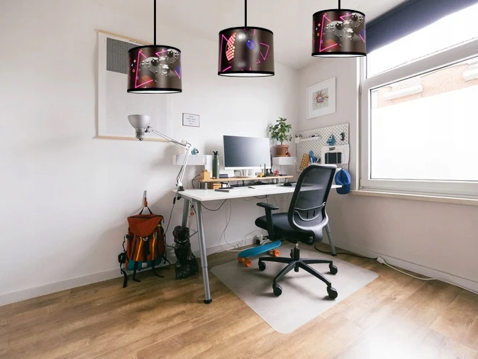 Bez Marki ŻYRANDOL LAMPA WISZĄCA SUFITOWA PAJĄK GAMING LAMPA DO POKOJU MŁODZIEŻOWEGO