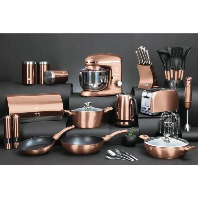 BH-1516N - Granito puodas 28 cm Berlinger Haus Rose Gold kolekcija