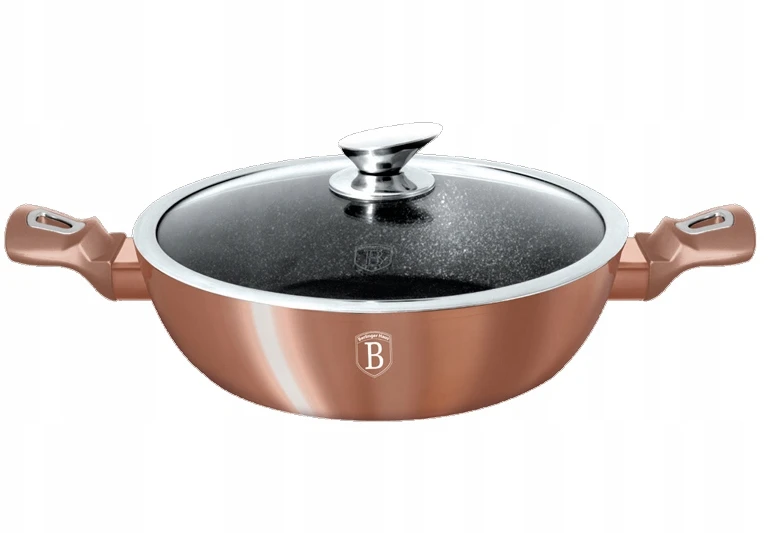 BH-1519N - Žemo granito puodas 28 cm Berlinger Haus Rose Gold kolekcija