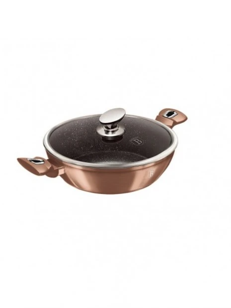 BH-1519N - Žemo granito puodas 28 cm Berlinger Haus Rose Gold kolekcija