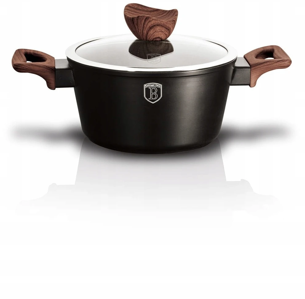 BH-1716 - Granito puodas 2,5 l Berlinger Haus Ebony Rosewood kolekcija