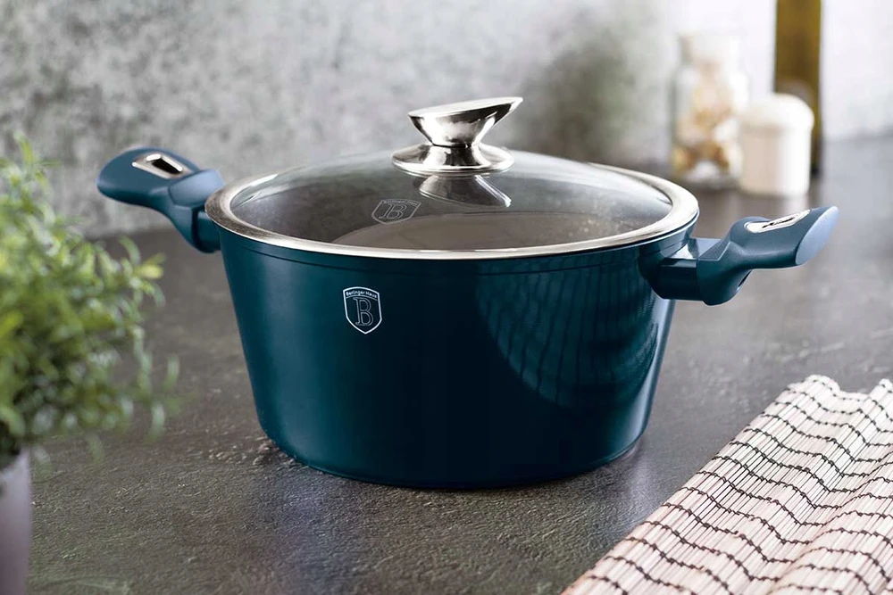 BH-1879 - Granito puodas 24 cm 4,1 l Berlinger Haus Aquamarine Line