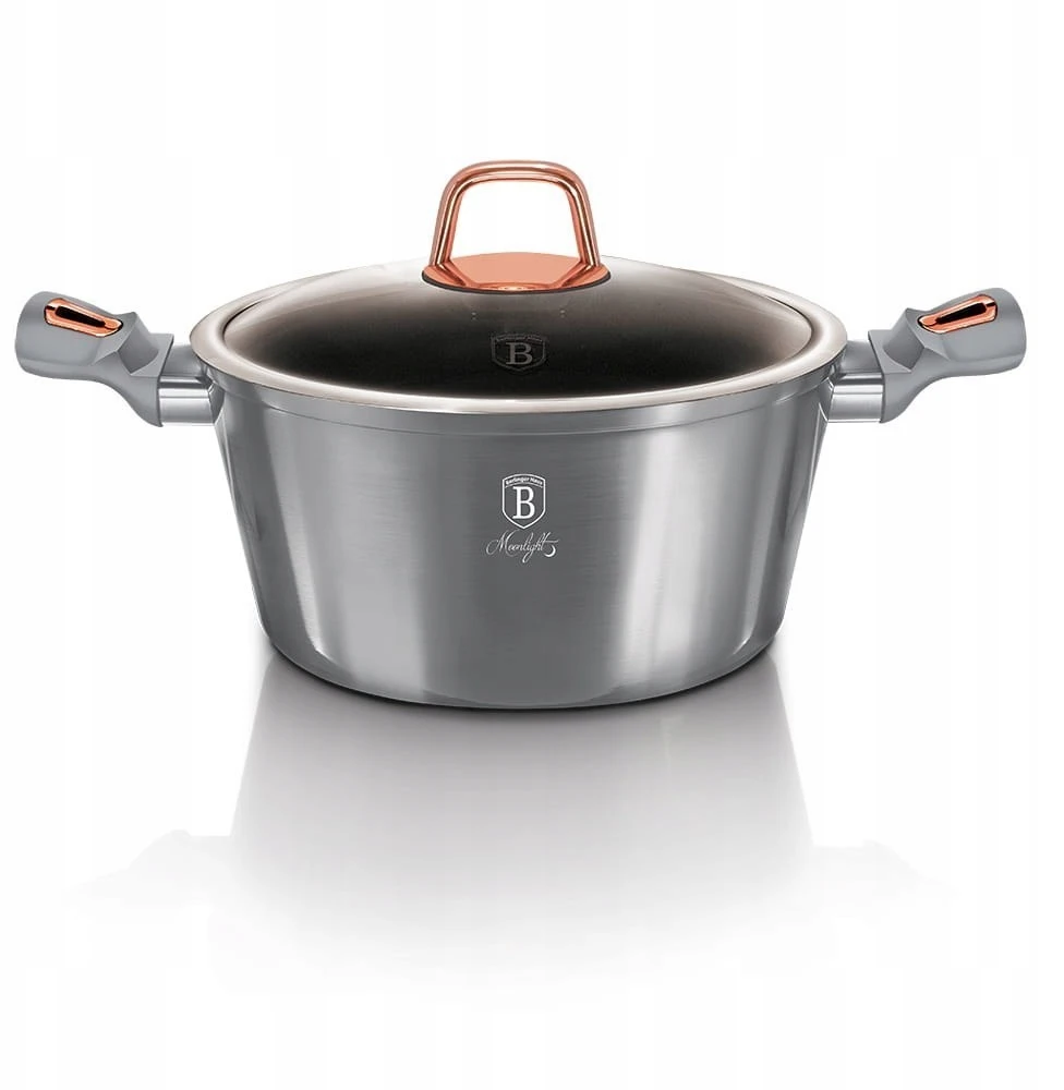 BH-6013 - Titano puodas 28 cm 6,1 l Berlinger Haus Moonlight Edition