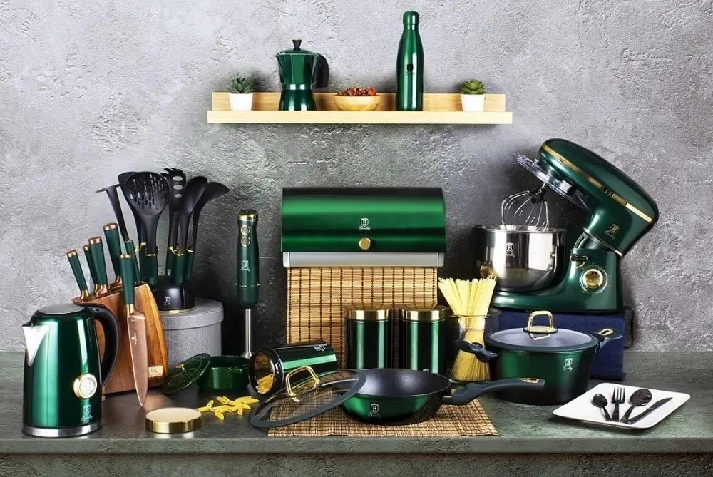 BH-6059 - Titano puodas 6,1 l 28 cm Berlinger Haus Emerald Line