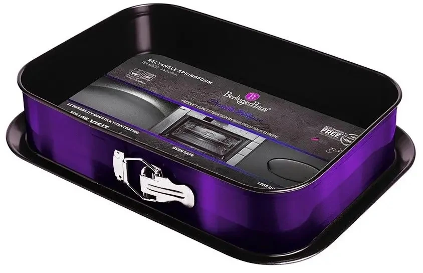 BH-6802 - forma Kepimo skarda 39 x 27 cm Berlinger Haus Violetinė Eclipse