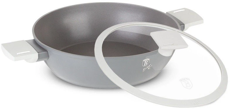 BH-7070 - Plokščias titano puodas 28 cm Berlinger Haus Aspen kolekcija