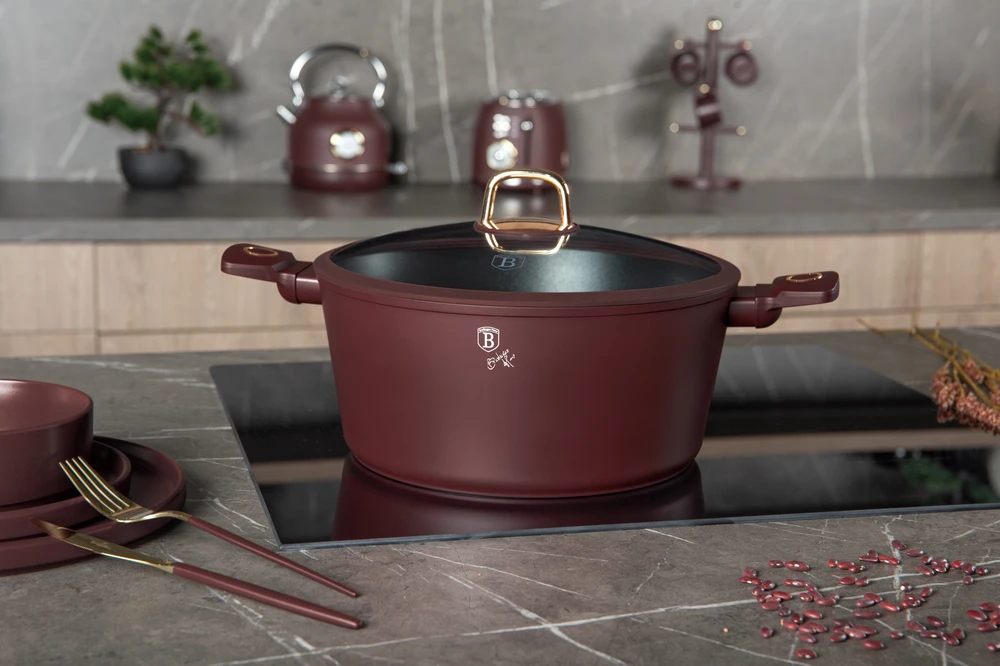BH-8043 - Titano puodas 30 cm Berlinger Haus Leonardo kolekcija