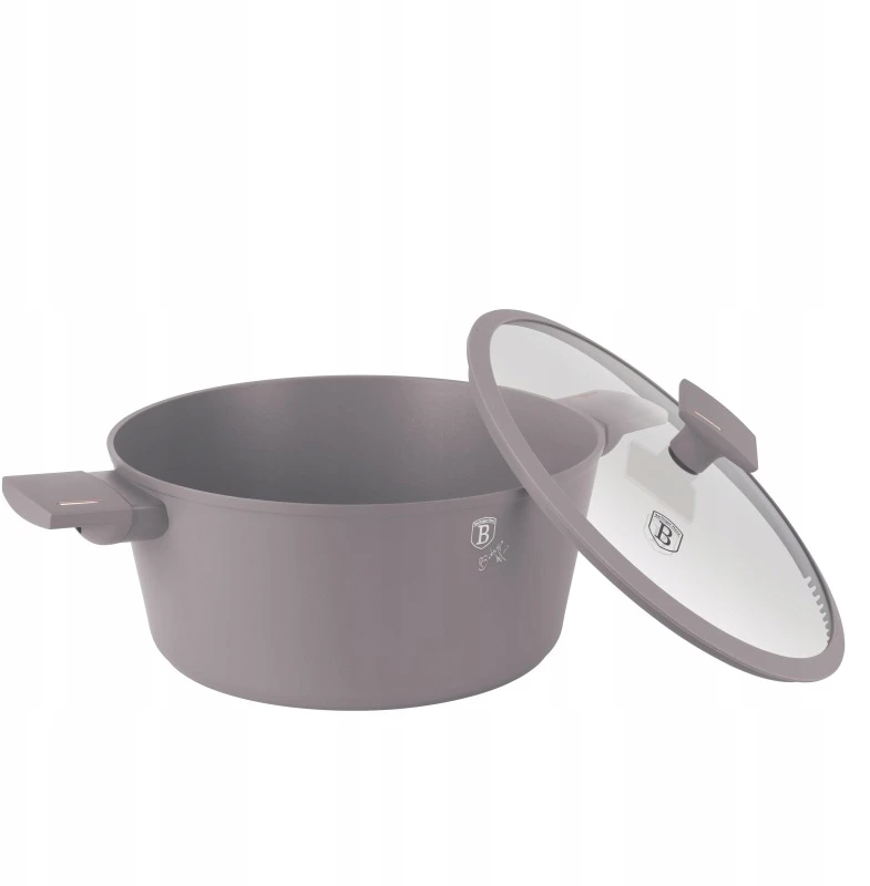 BH-8103 - Titano puodas 30 cm Berlinger Haus Taupe kolekcija