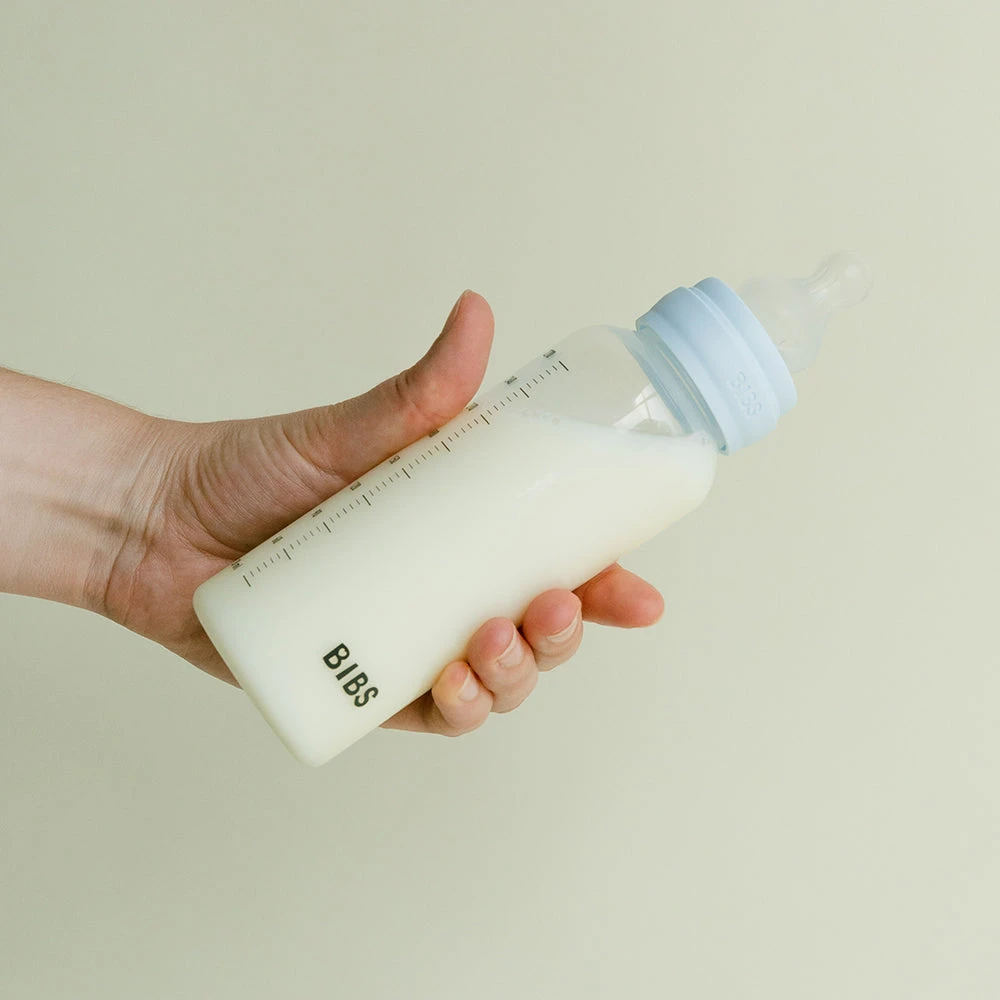 BIBS BABY BOTTLE buteliukas - 1x plastikinis buteliukas nuo pilvo dieglių, silikonas, 270ml