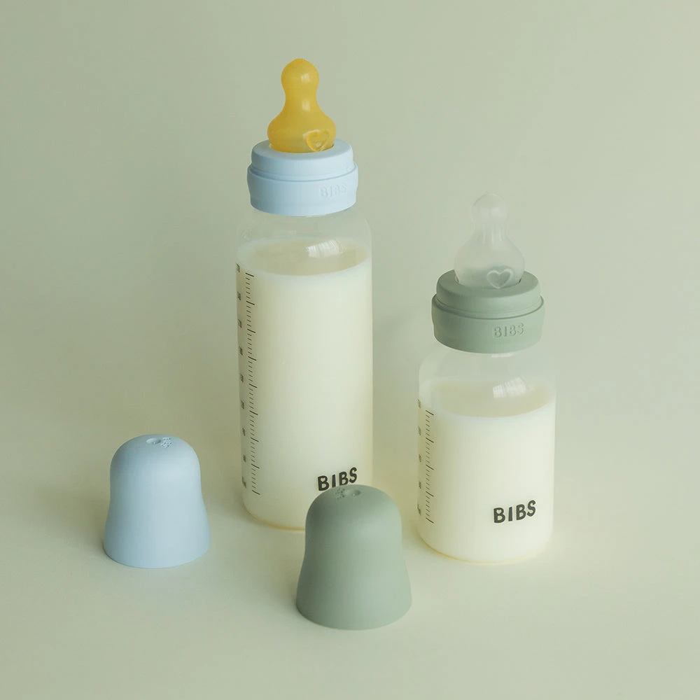 BIBS BABY BOTTLE buteliukas - 1x plastikinis buteliukas nuo pilvo dieglių, silikonas, 270ml