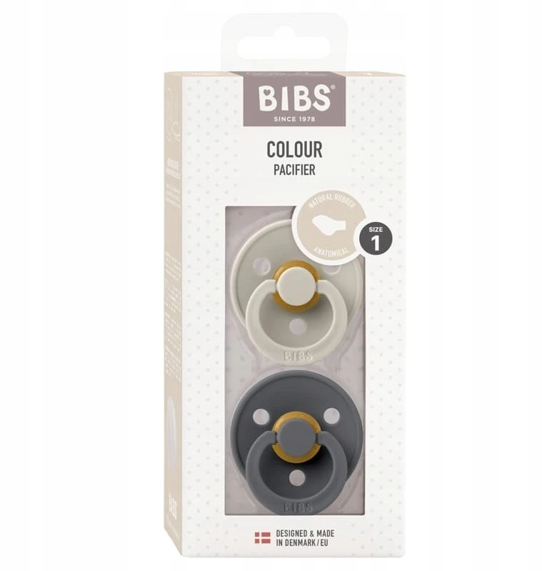 Bibs Colour anatomiciniai čiulptukai 0 m+, 2 vnt., kaučiukas