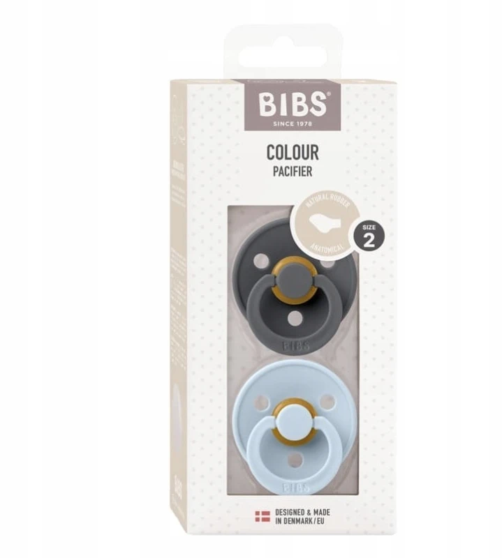 Bibs Colour anatomicinis čiulptukas, 2 vnt., 6 m+, kaučiukas
