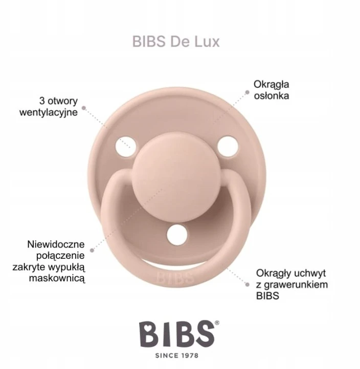 BIBS čiulptukų rinkinys (0 - 36 mėn.) De Lux Ivory / Sage