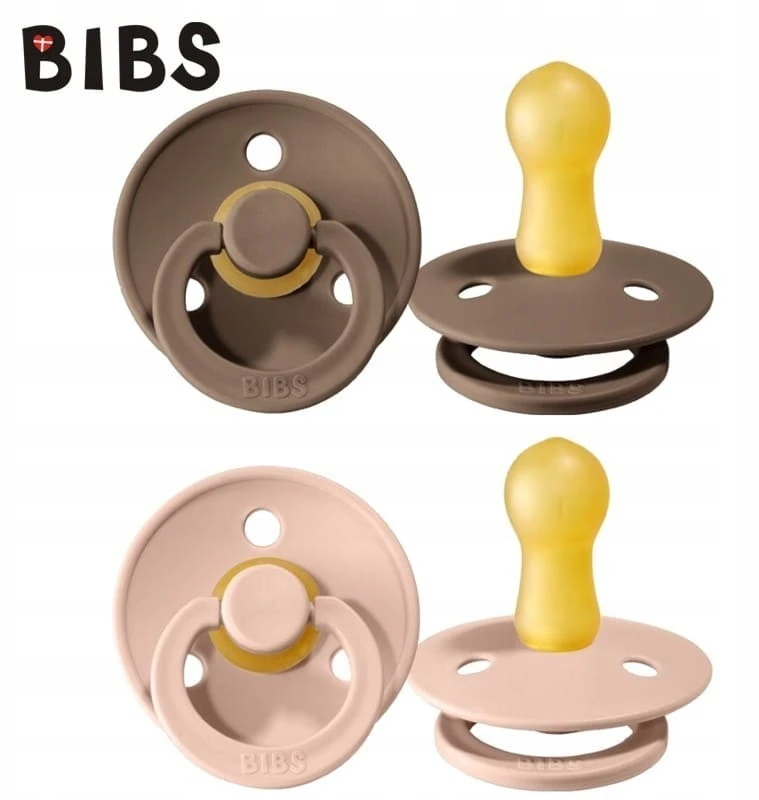 BIBS retro čiulptukas 6-18 RUBBER 2 pak