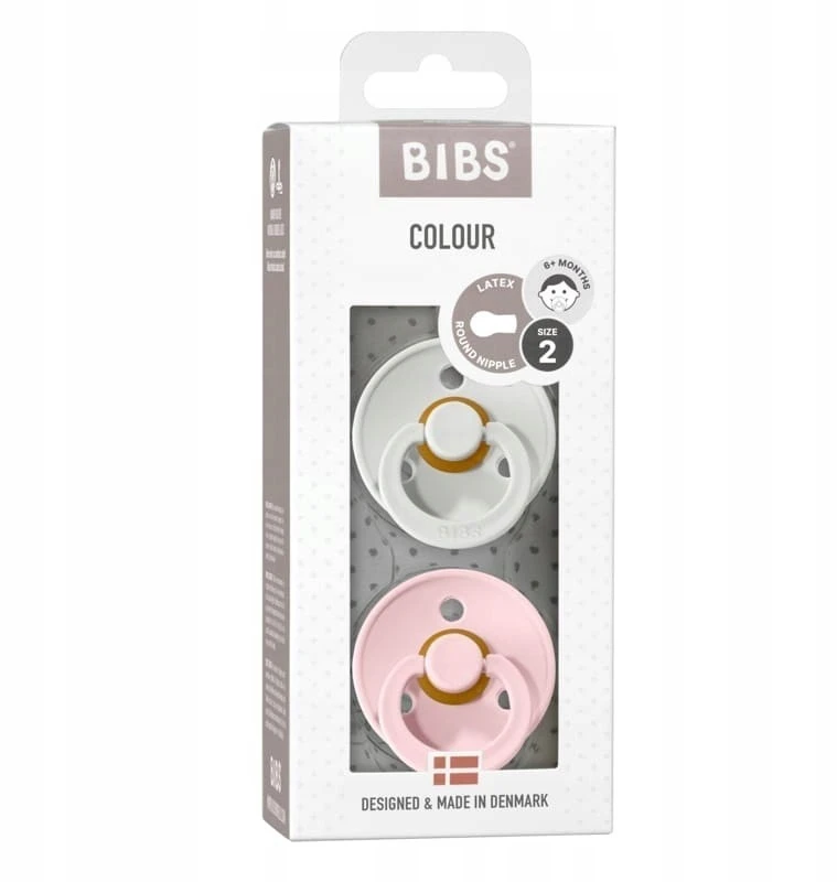 Bibs Seilinukai čiulptukas 6-18 Hevea Rubber 2Pak Blossom