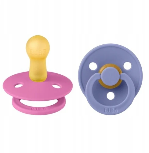 BIBS čiulptukų rinkinys 2 dydis (6 - 18 mėn.) Bubblegum / Peri