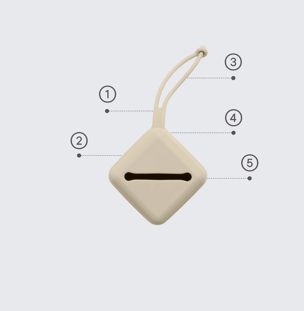 BIBS čiulptuko dėklas Dark Oak