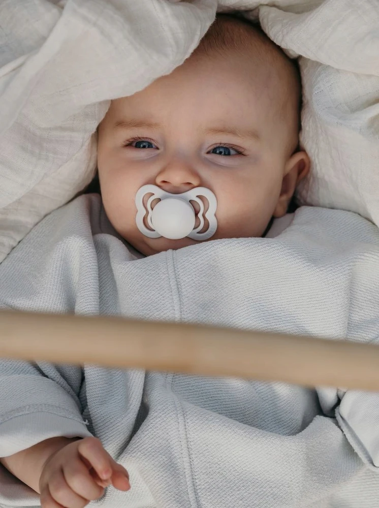 Bibs Supreme 2 vnt. kaučiuko ortodontiniai čiulptukai 0 m+