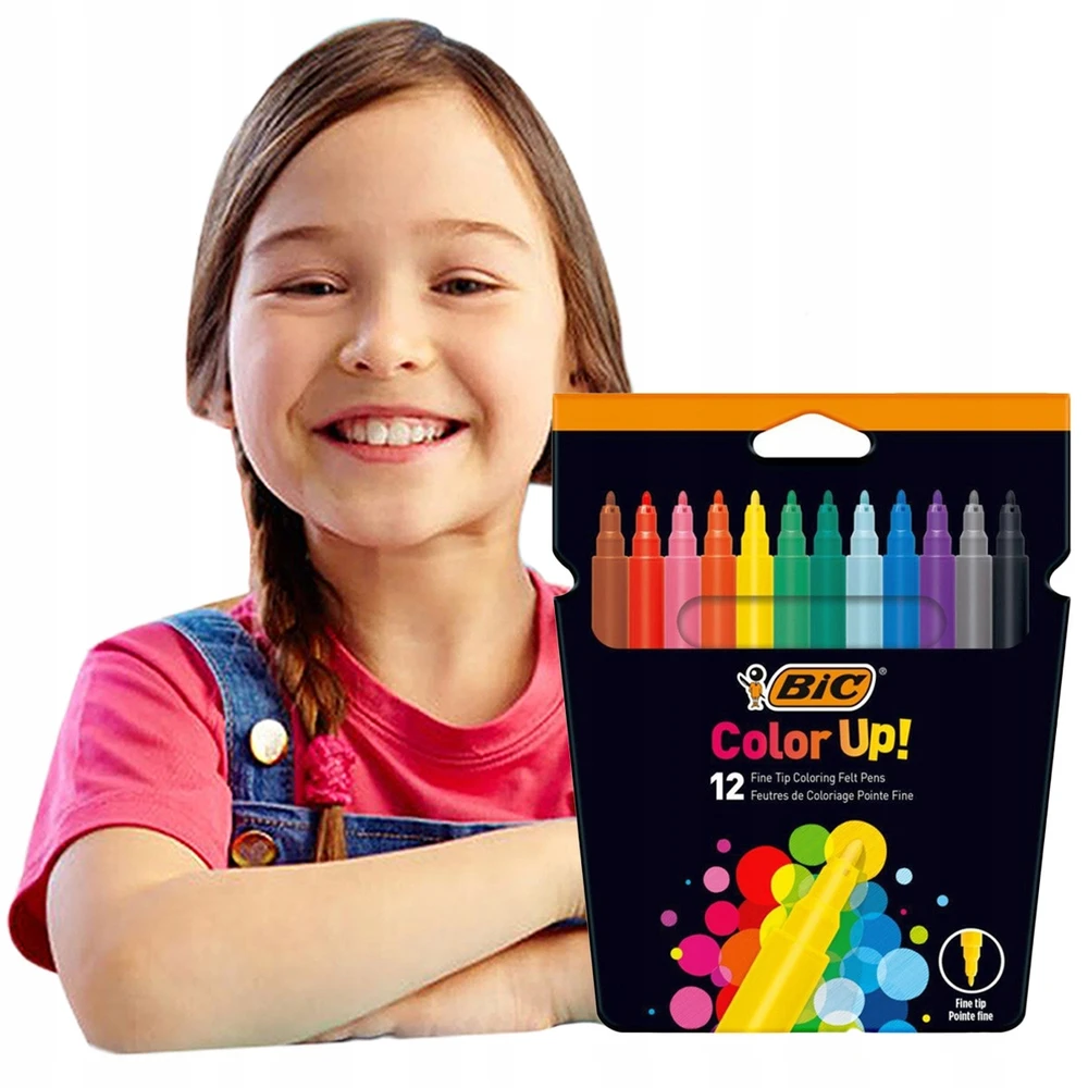 Bic Color Up flomasteriai, 12 spalvų