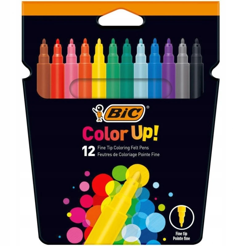 Bic Color Up flomasteriai, 12 spalvų
