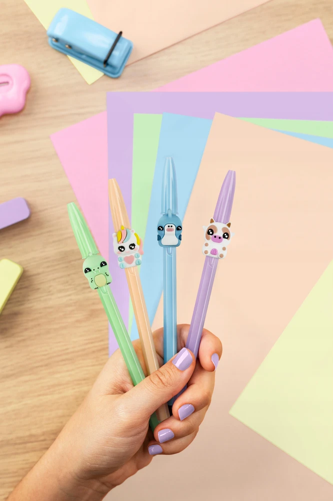 BIC CRISTAL FIGURINE TUŠINYS MOKYKLEI 1 mm MĖLYNAS 2 Vnt.